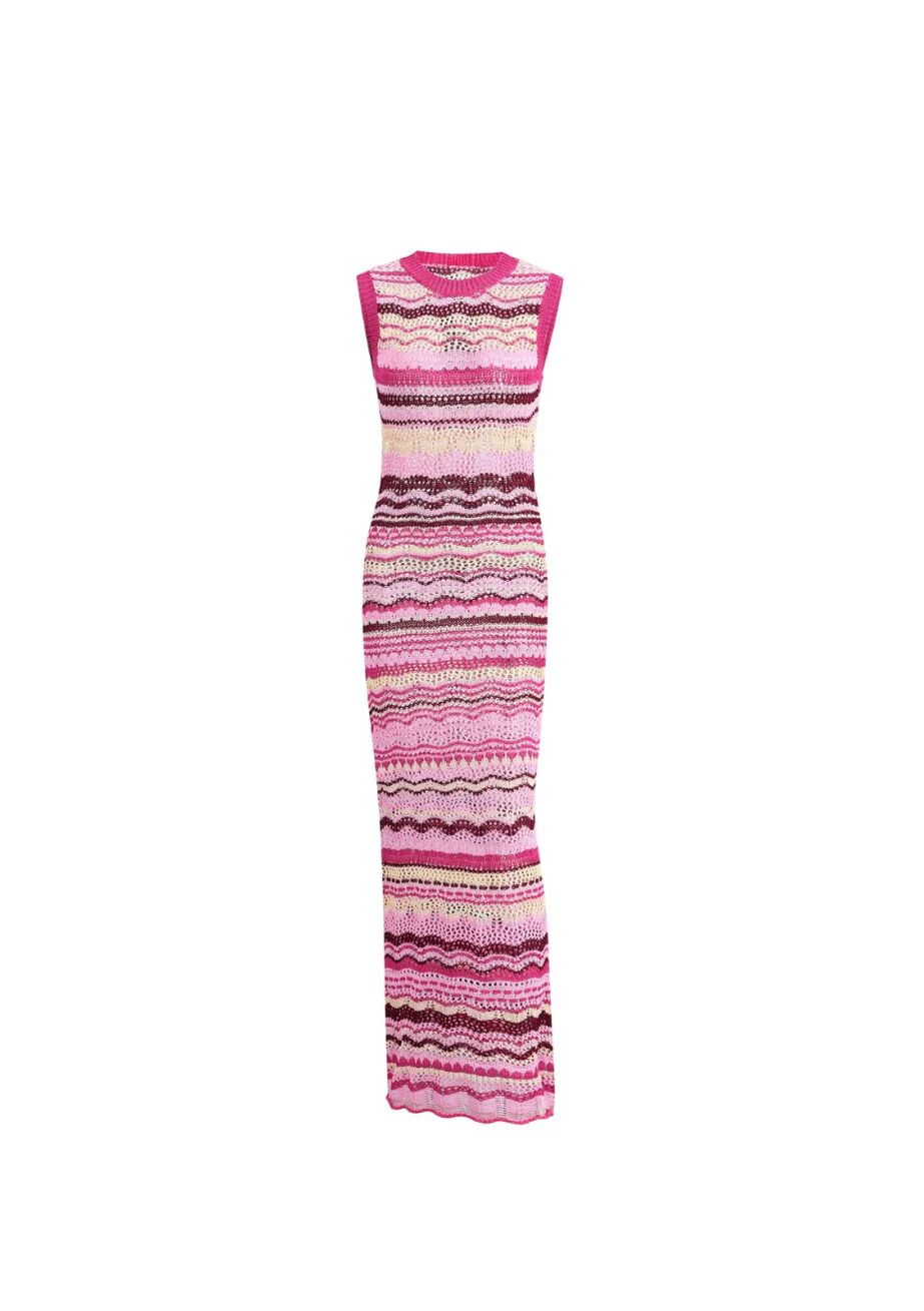 Coming Soon Berry Walking On Sunshine Maxi Dress