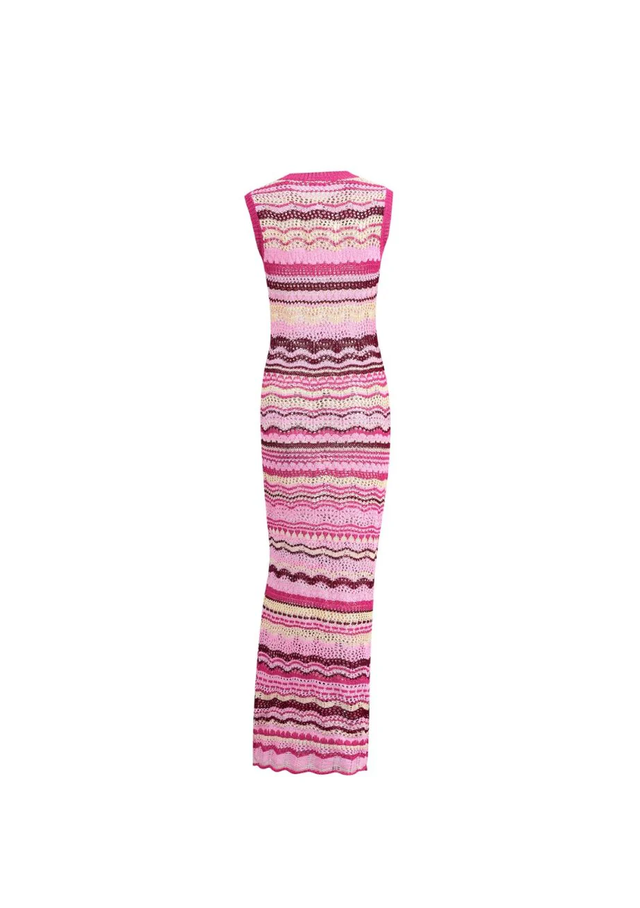 Coming Soon Berry Walking On Sunshine Maxi Dress - Image 3