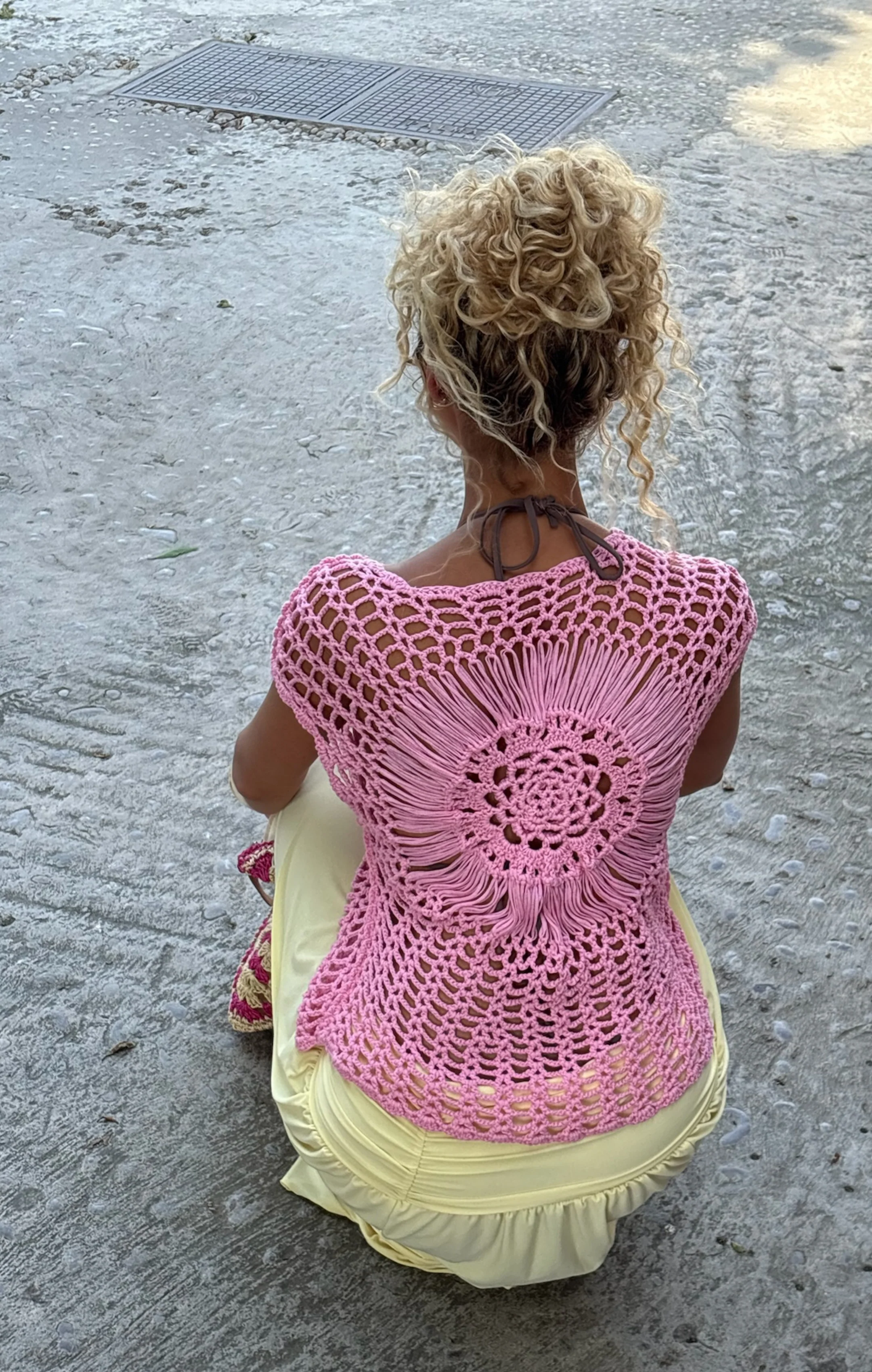 Coming Soon Piggy Cora Crochet Top - Image 3