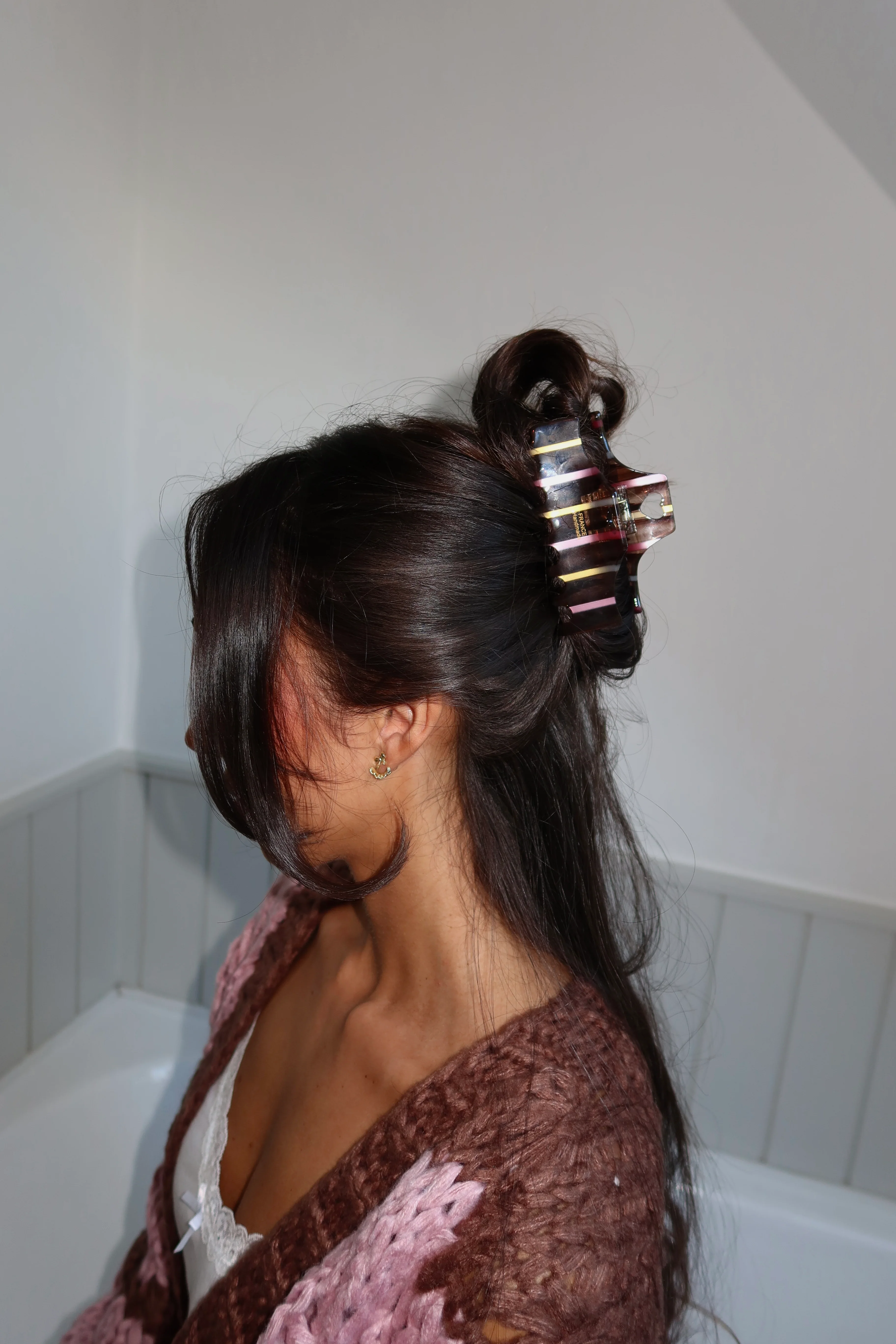 Pinstripe Claw Clip - Image 4