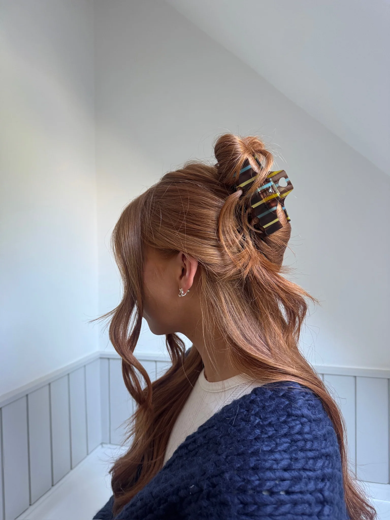 Pinstripe Claw Clip - Image 5