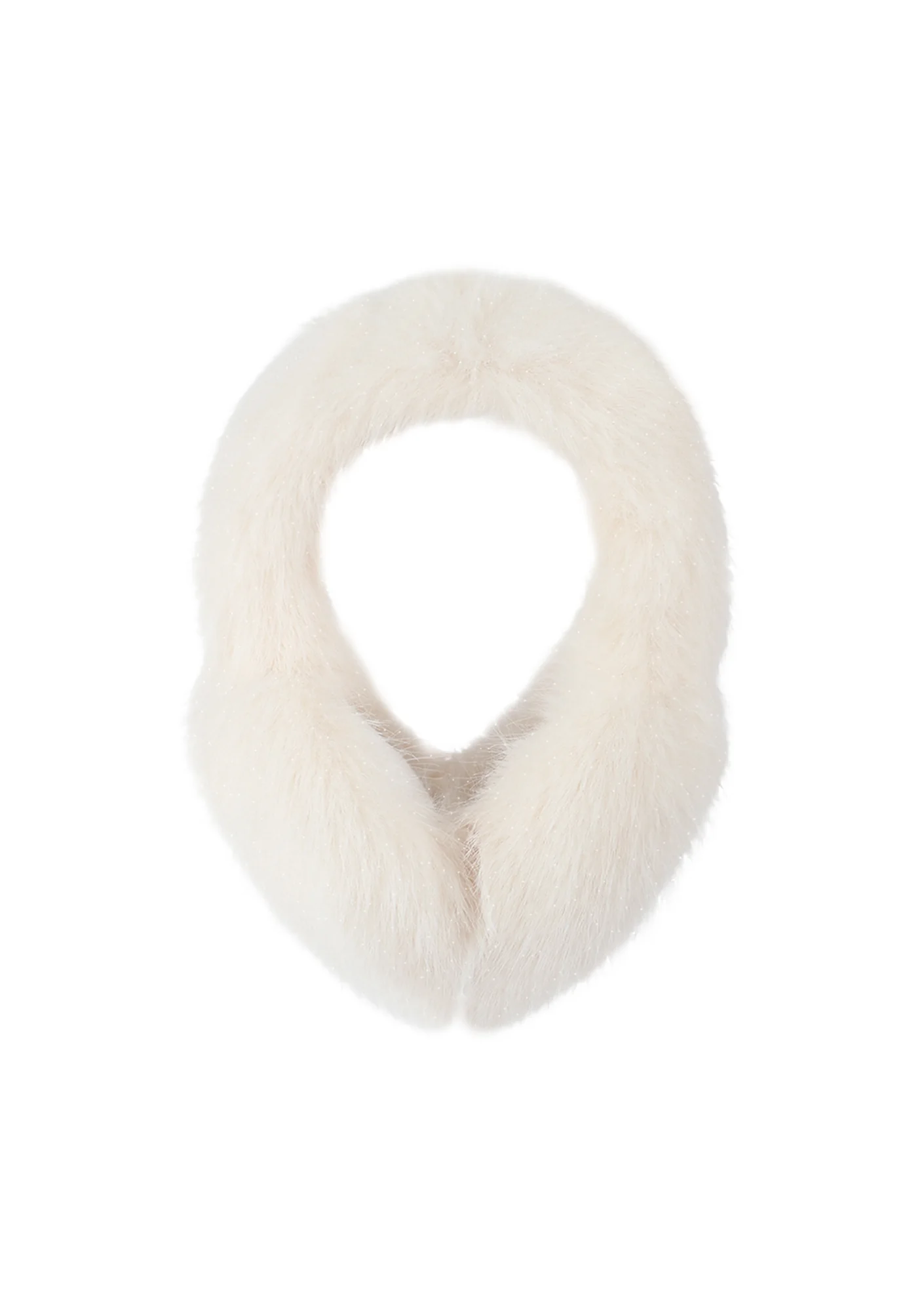Cream Fluffy Ear Muffs - Image 7