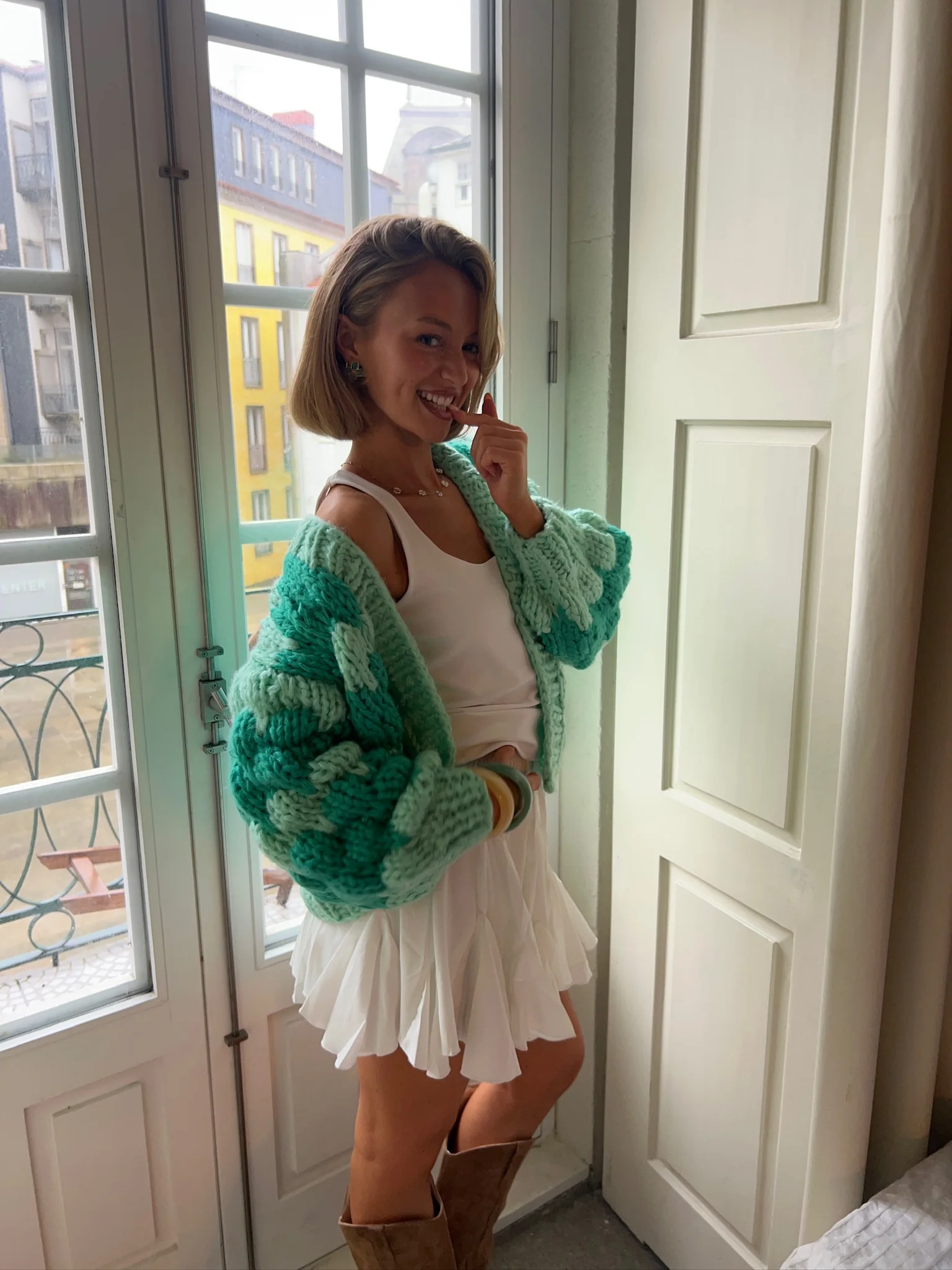 Mint Gelato Hugs & Kisses Cardigan - Image 4