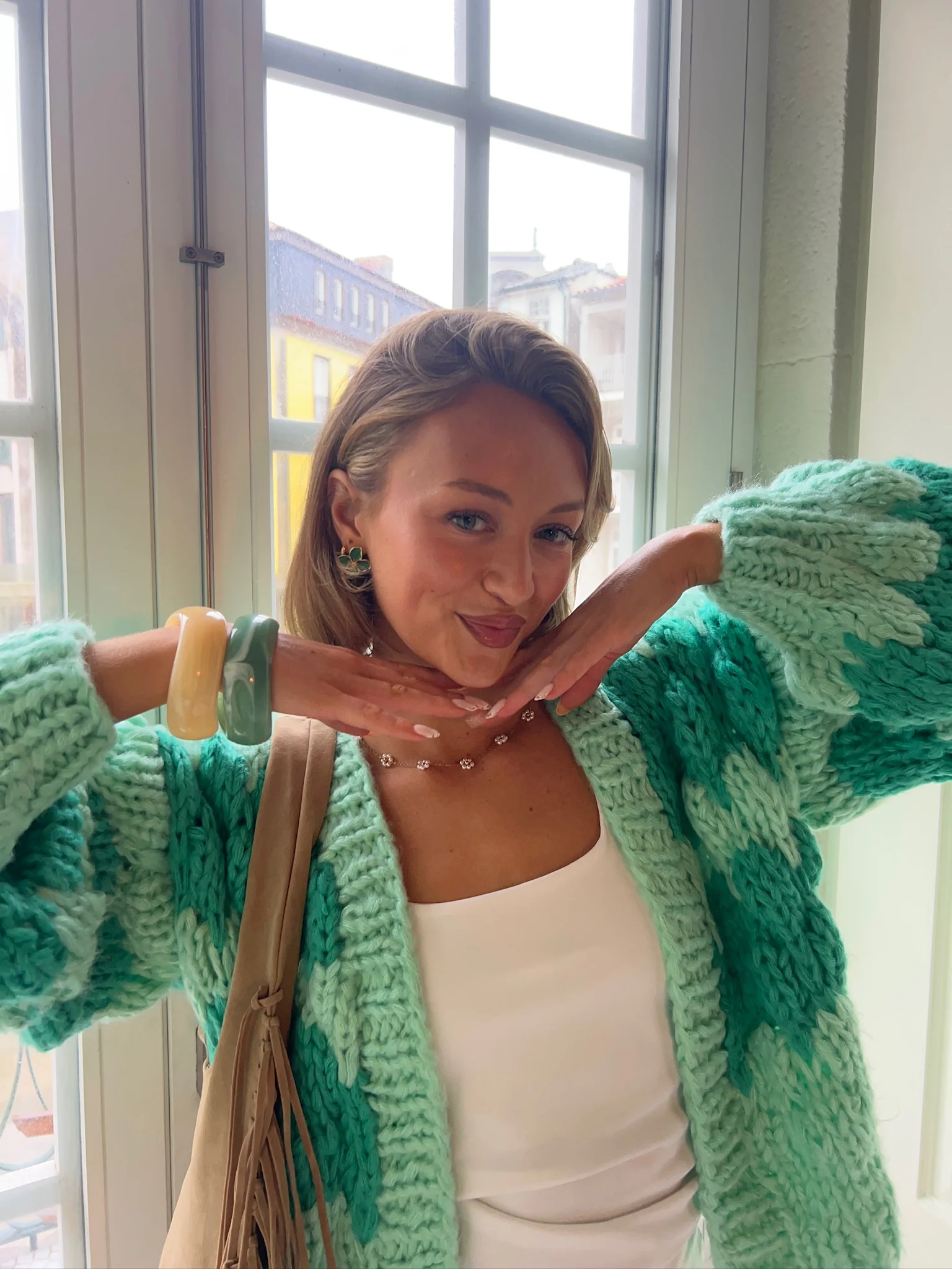 Mint Gelato Hugs & Kisses Cardigan - Image 5