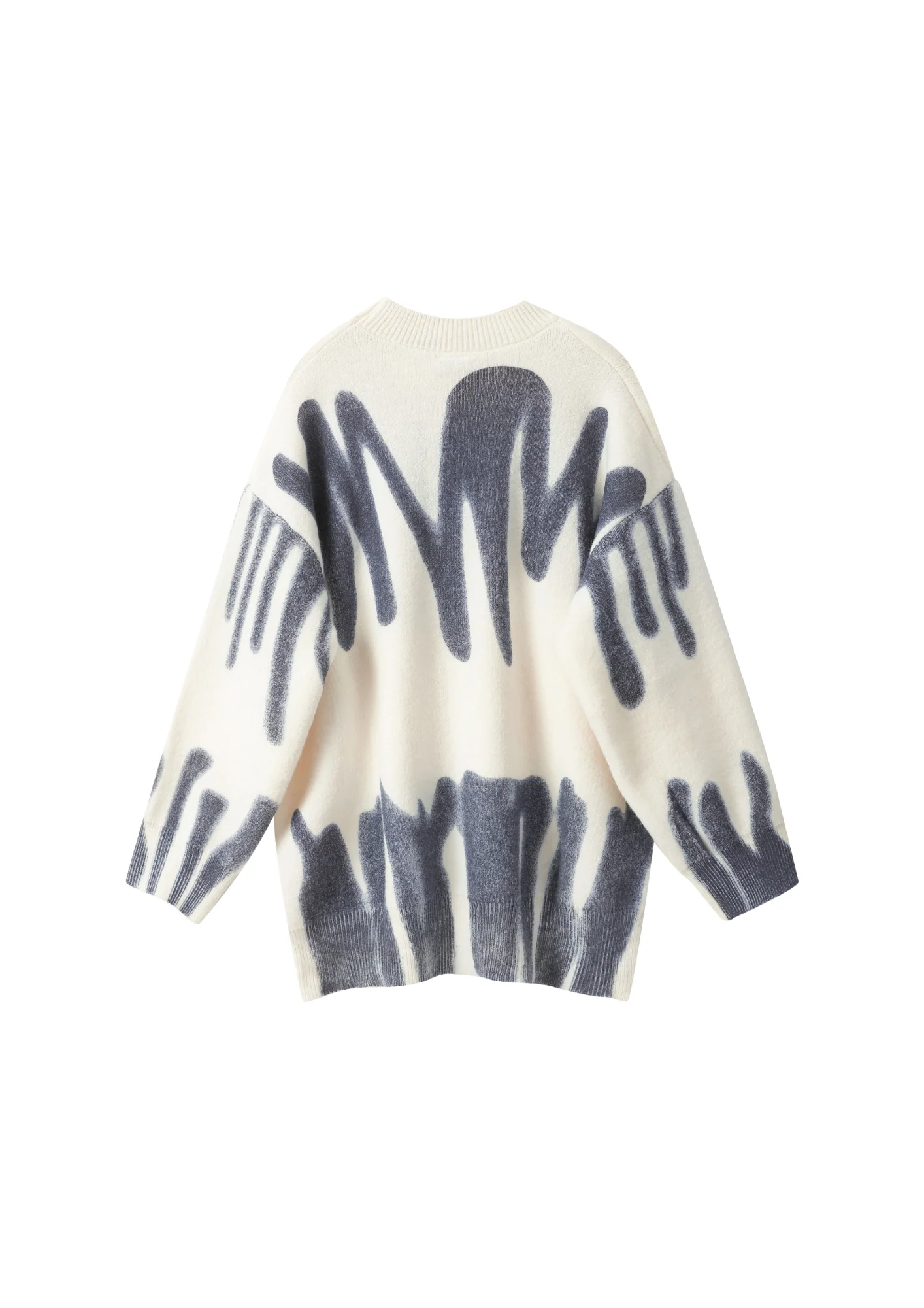 Navy Poplar Paint Spill Jumper - Image 8