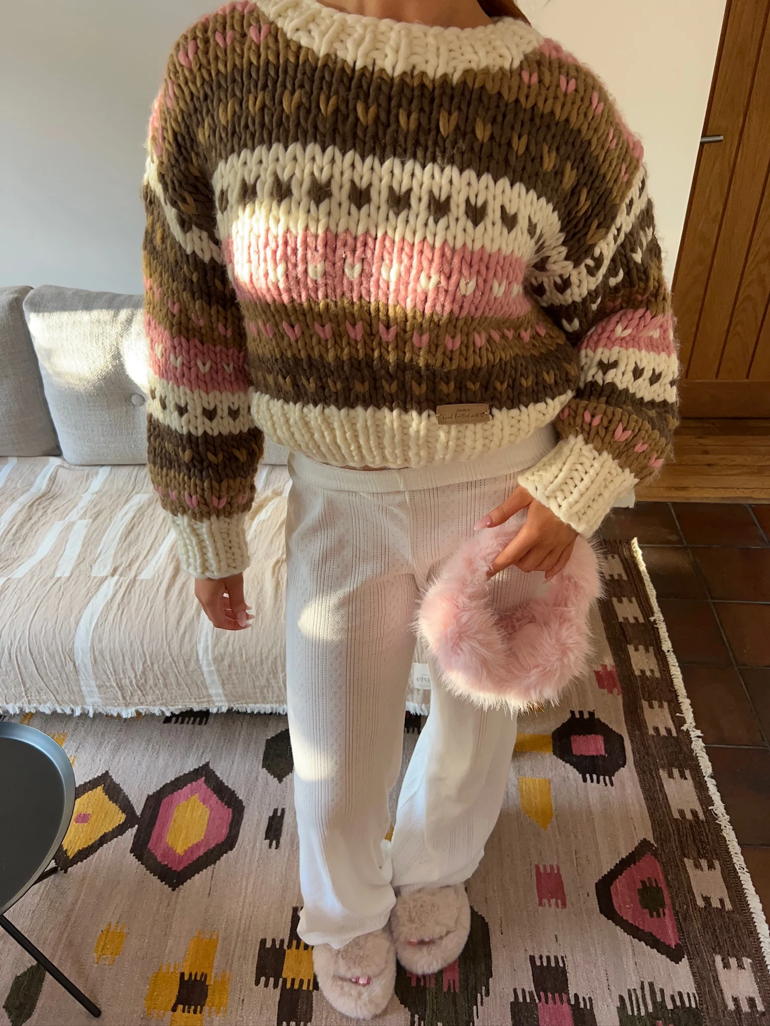 Pink Fluffy Ear Muffs - Image 4