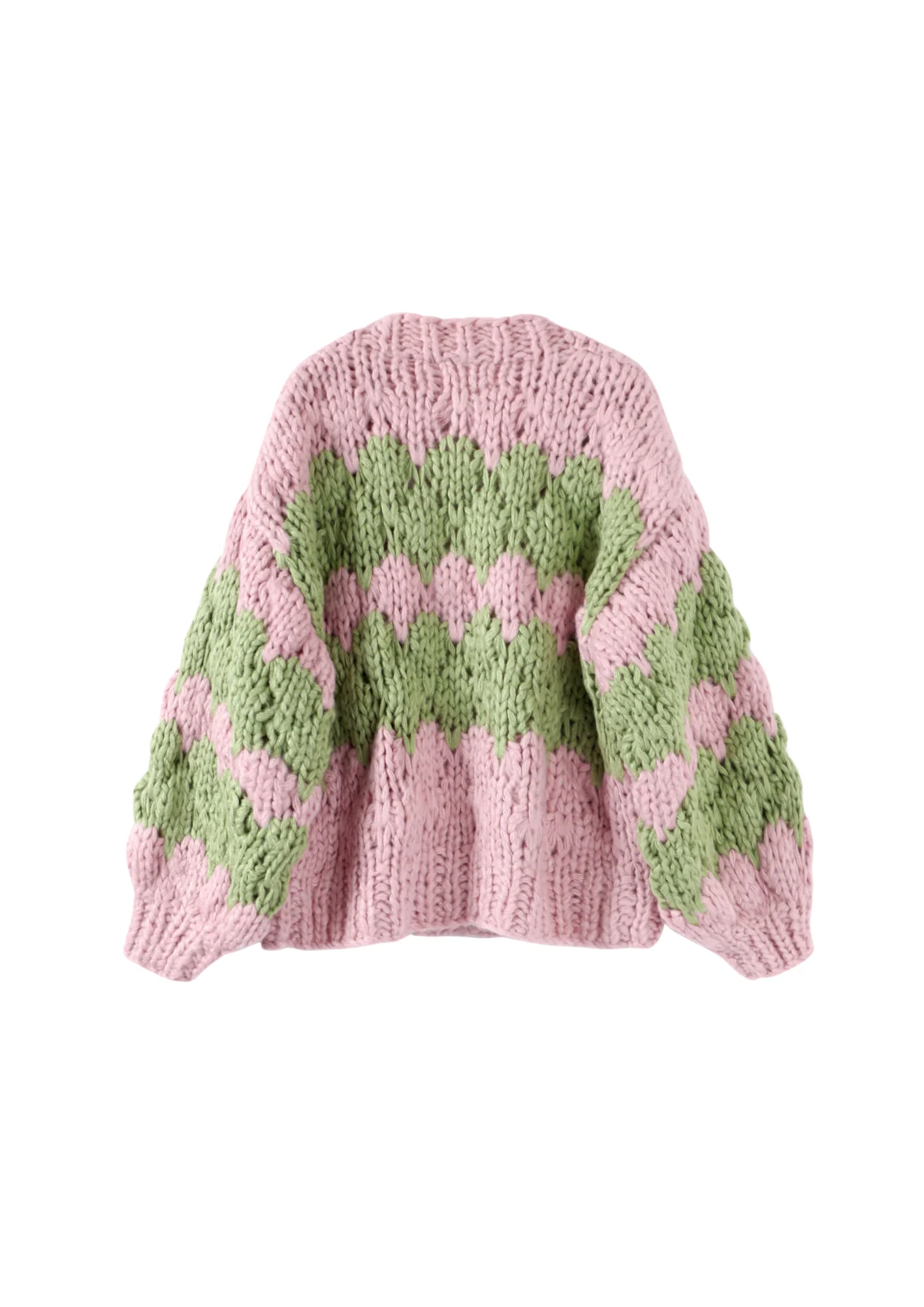 Strawberry Matcha Hugs & Kisses Cardigan - Image 6